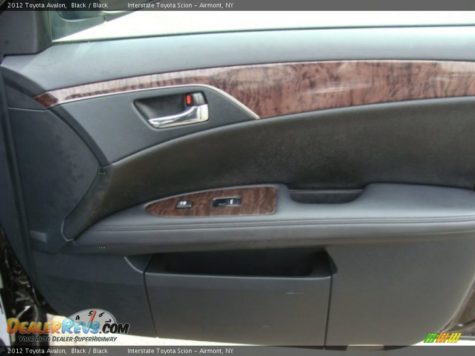 2012 Toyota Avalon Black / Black Photo #21
