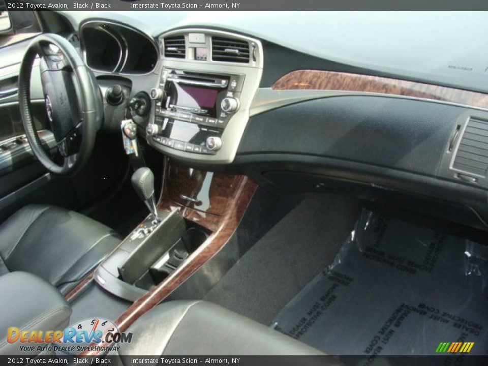 2012 Toyota Avalon Black / Black Photo #22