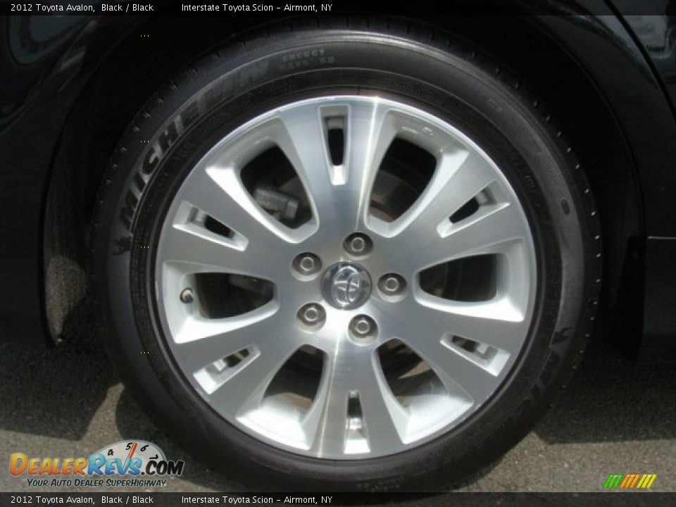 2012 Toyota Avalon Black / Black Photo #24