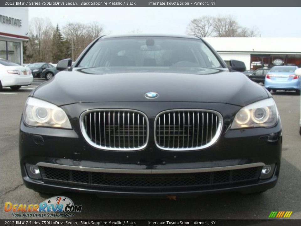 2012 BMW 7 Series 750Li xDrive Sedan Black Sapphire Metallic / Black Photo #2