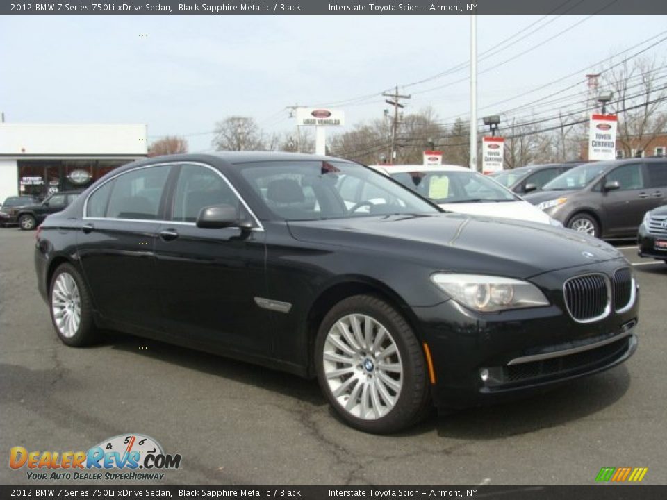 2012 BMW 7 Series 750Li xDrive Sedan Black Sapphire Metallic / Black Photo #3