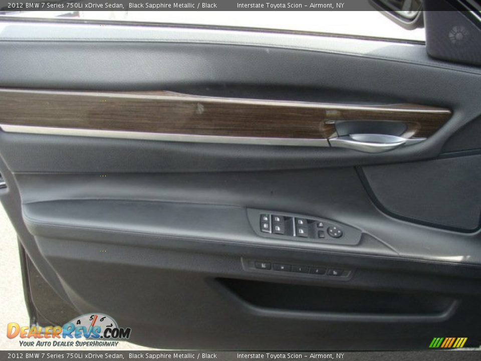 2012 BMW 7 Series 750Li xDrive Sedan Black Sapphire Metallic / Black Photo #7