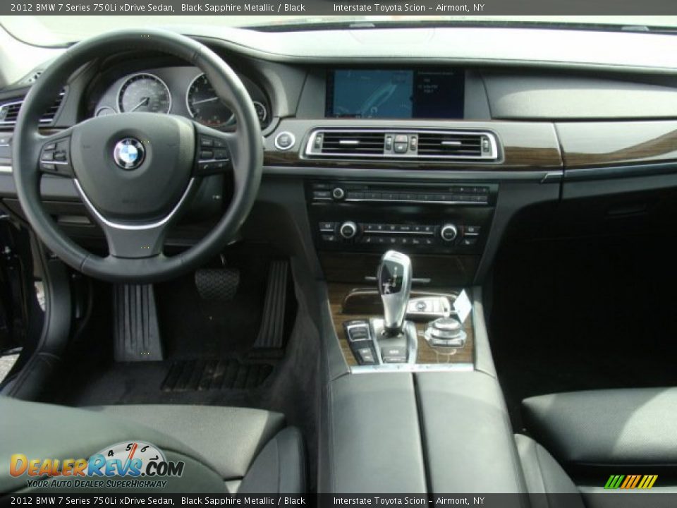 2012 BMW 7 Series 750Li xDrive Sedan Black Sapphire Metallic / Black Photo #12