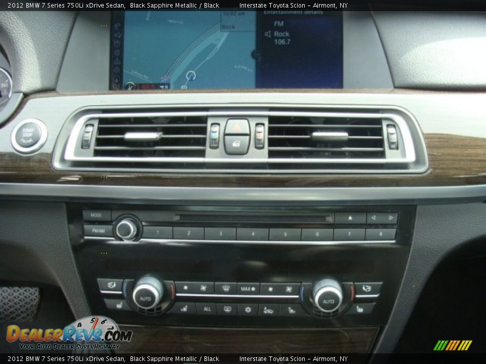 2012 BMW 7 Series 750Li xDrive Sedan Black Sapphire Metallic / Black Photo #15