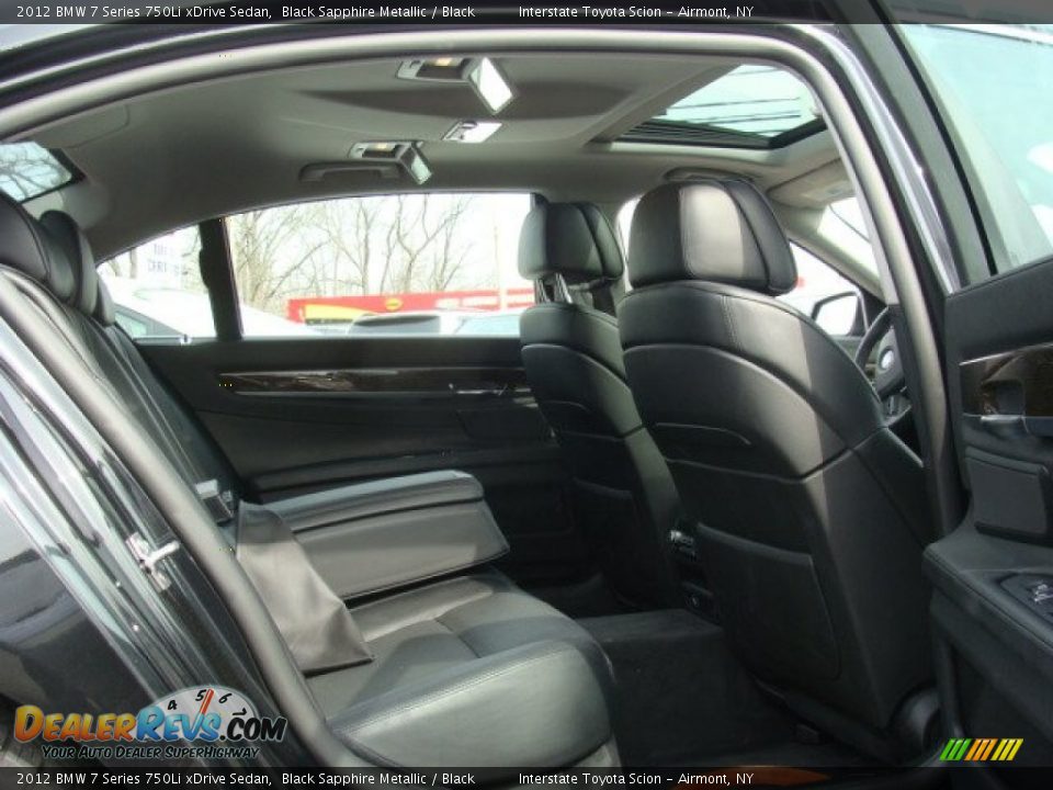 2012 BMW 7 Series 750Li xDrive Sedan Black Sapphire Metallic / Black Photo #19