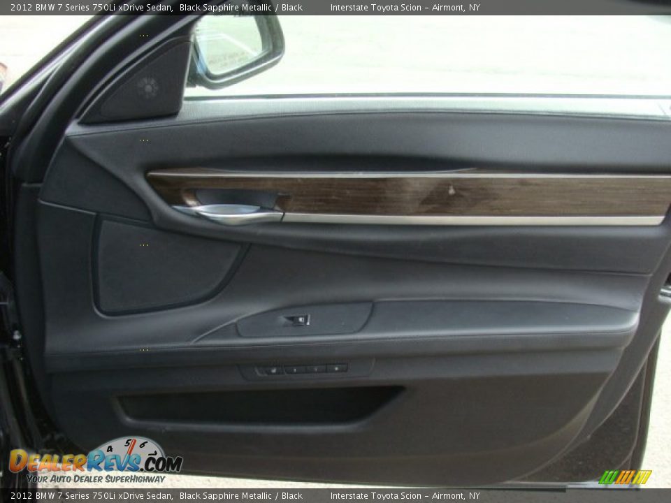 2012 BMW 7 Series 750Li xDrive Sedan Black Sapphire Metallic / Black Photo #20