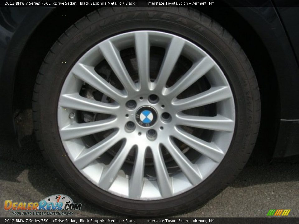 2012 BMW 7 Series 750Li xDrive Sedan Black Sapphire Metallic / Black Photo #23