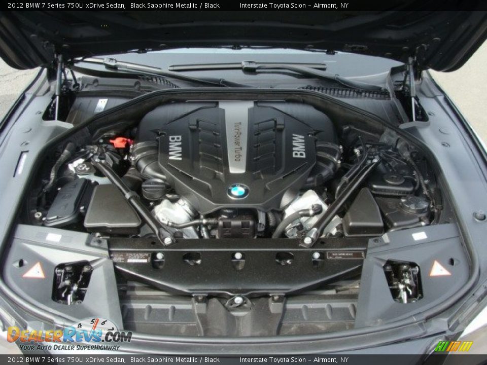 2012 BMW 7 Series 750Li xDrive Sedan Black Sapphire Metallic / Black Photo #25