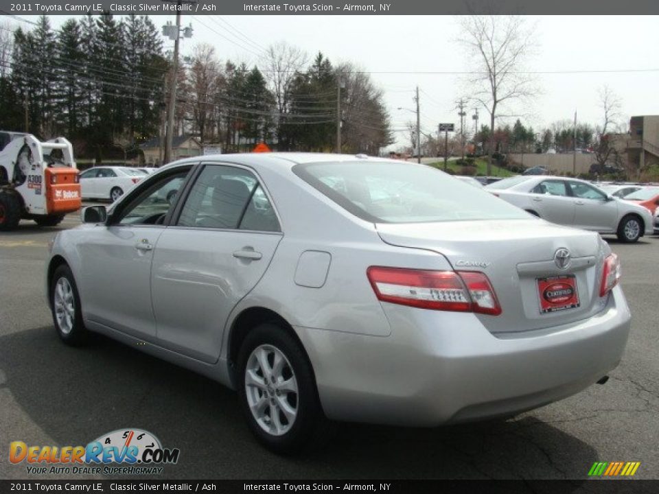 2011 Toyota Camry LE Classic Silver Metallic / Ash Photo #6