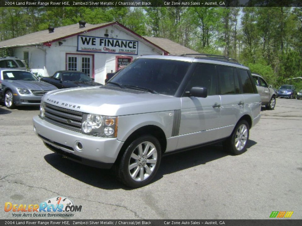2004 Land Rover Range Rover HSE Zambezi Silver Metallic / Charcoal/Jet Black Photo #1