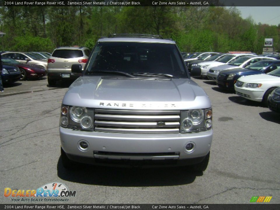 2004 Land Rover Range Rover HSE Zambezi Silver Metallic / Charcoal/Jet Black Photo #2