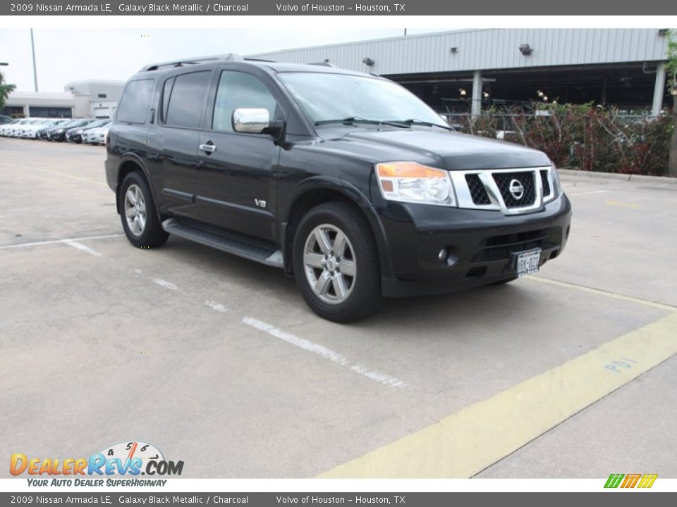 2009 Nissan Armada LE Galaxy Black Metallic / Charcoal Photo #1