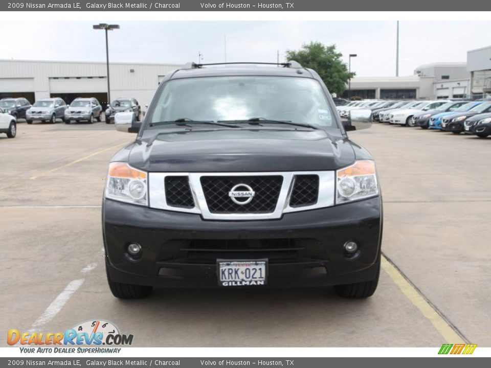 2009 Nissan Armada LE Galaxy Black Metallic / Charcoal Photo #2
