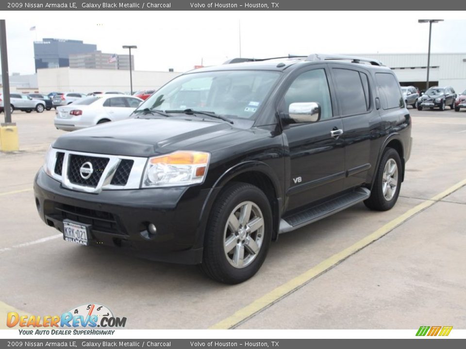 2009 Nissan Armada LE Galaxy Black Metallic / Charcoal Photo #3