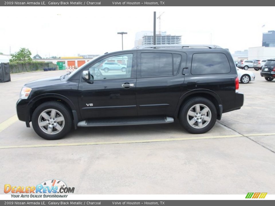 Galaxy Black Metallic 2009 Nissan Armada LE Photo #4