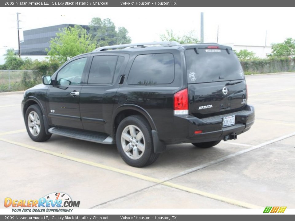 2009 Nissan Armada LE Galaxy Black Metallic / Charcoal Photo #5