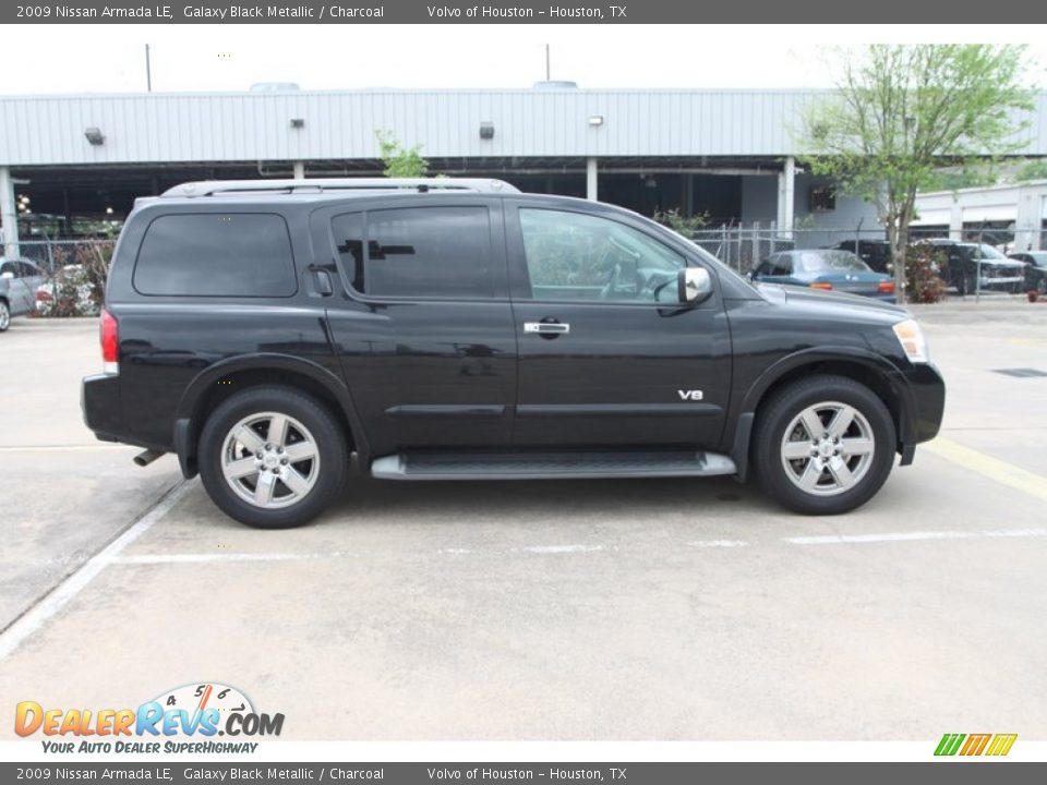 2009 Nissan Armada LE Galaxy Black Metallic / Charcoal Photo #8