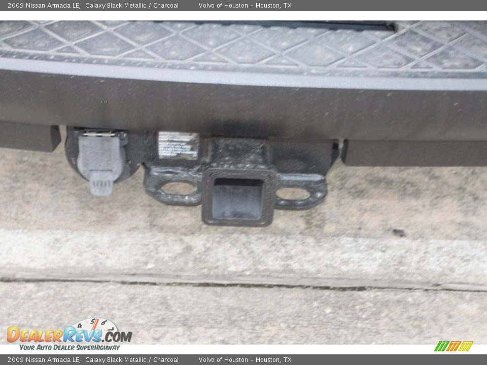 2009 Nissan Armada LE Galaxy Black Metallic / Charcoal Photo #9