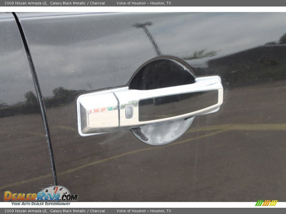 2009 Nissan Armada LE Galaxy Black Metallic / Charcoal Photo #11