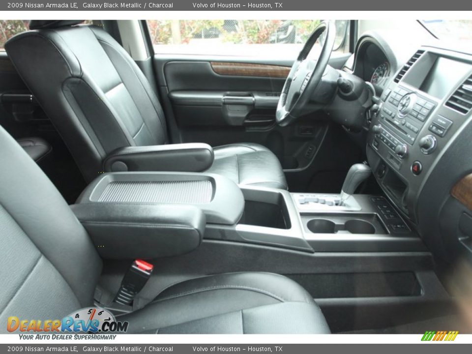 2009 Nissan Armada LE Galaxy Black Metallic / Charcoal Photo #12