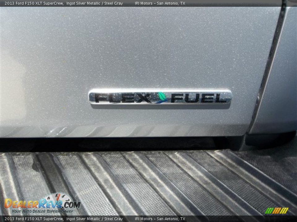 2013 Ford F150 XLT SuperCrew Ingot Silver Metallic / Steel Gray Photo #6