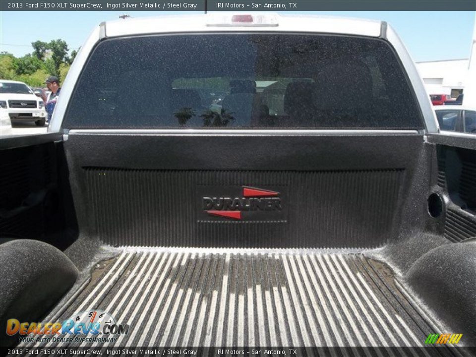 2013 Ford F150 XLT SuperCrew Ingot Silver Metallic / Steel Gray Photo #7