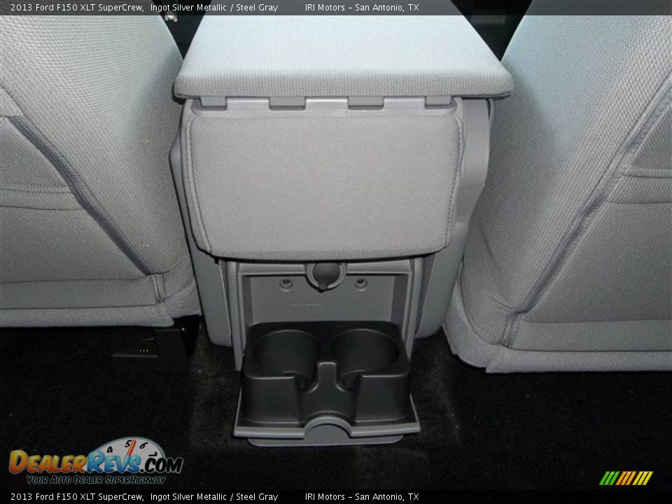 2013 Ford F150 XLT SuperCrew Ingot Silver Metallic / Steel Gray Photo #16