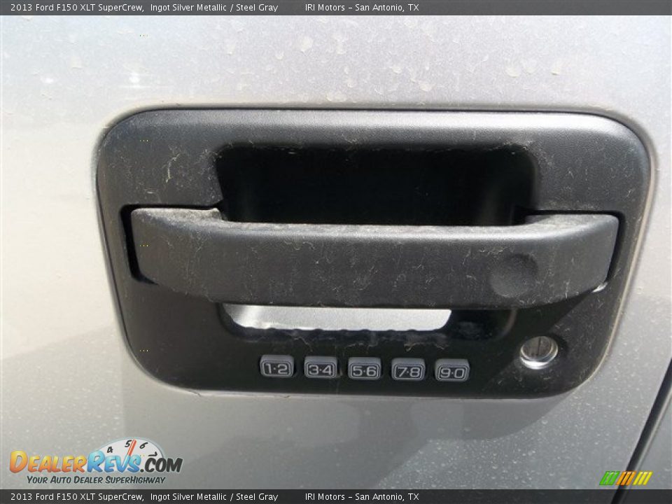 2013 Ford F150 XLT SuperCrew Ingot Silver Metallic / Steel Gray Photo #19