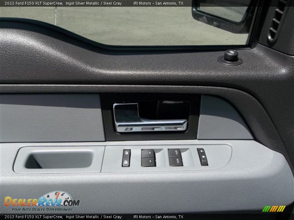 2013 Ford F150 XLT SuperCrew Ingot Silver Metallic / Steel Gray Photo #21