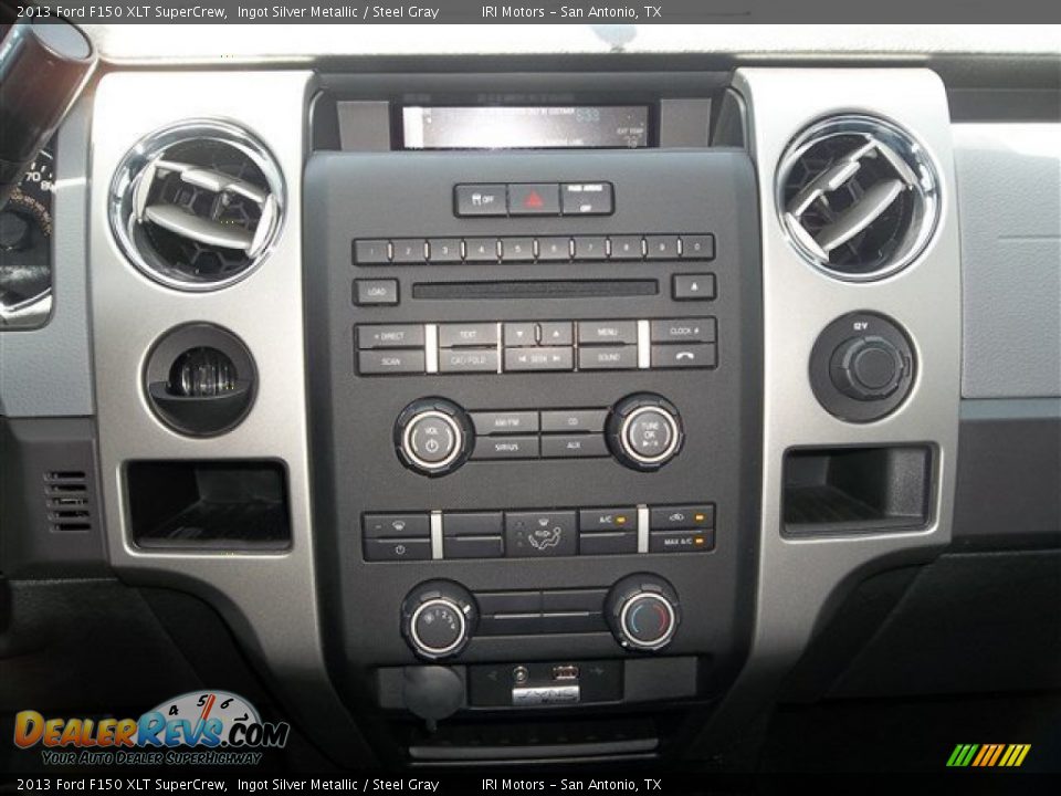 2013 Ford F150 XLT SuperCrew Ingot Silver Metallic / Steel Gray Photo #23