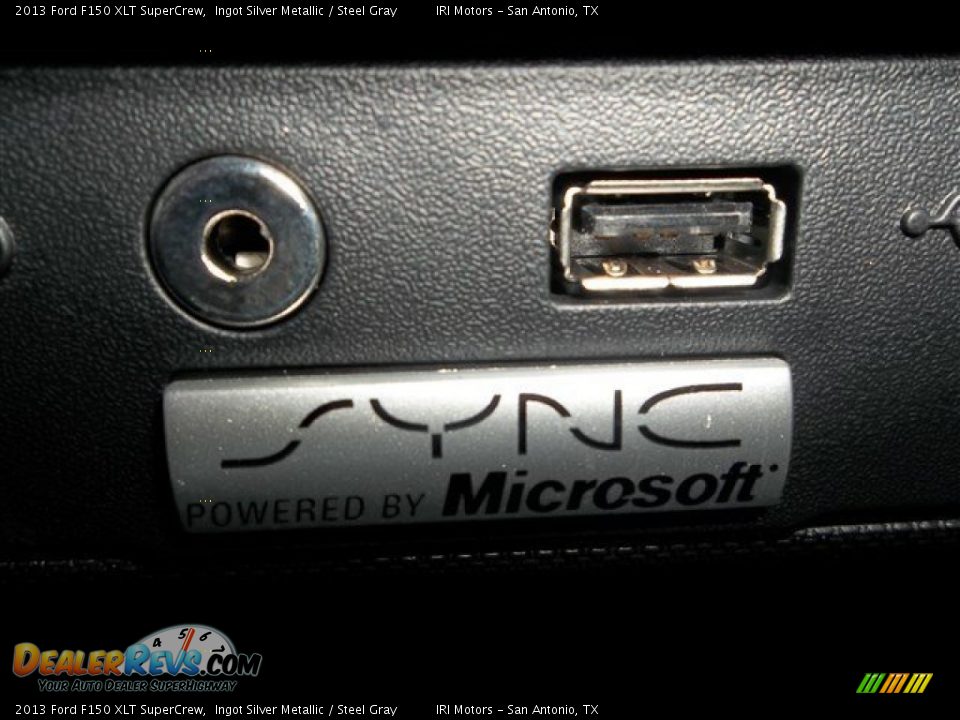 2013 Ford F150 XLT SuperCrew Ingot Silver Metallic / Steel Gray Photo #24