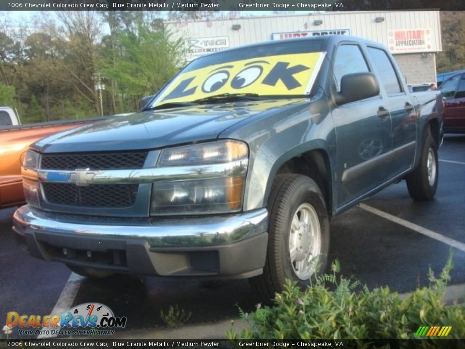 2006 Chevrolet Colorado Crew Cab Blue Granite Metallic / Medium Pewter Photo #1