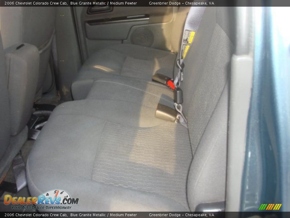 2006 Chevrolet Colorado Crew Cab Blue Granite Metallic / Medium Pewter Photo #8