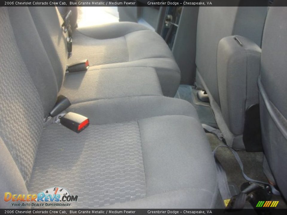 2006 Chevrolet Colorado Crew Cab Blue Granite Metallic / Medium Pewter Photo #9