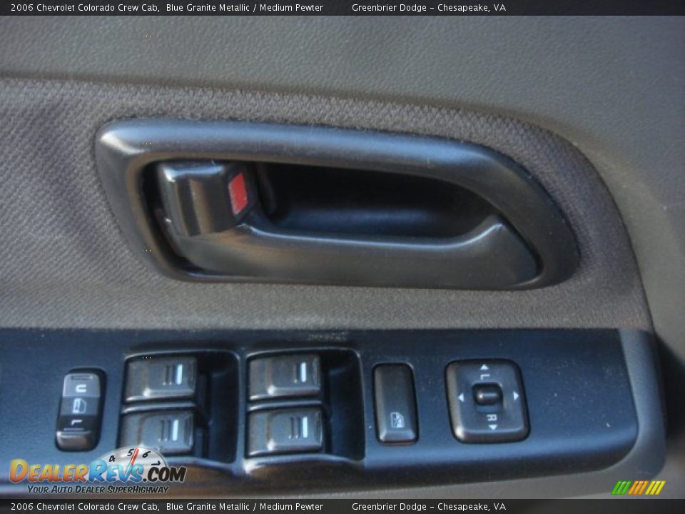 2006 Chevrolet Colorado Crew Cab Blue Granite Metallic / Medium Pewter Photo #12