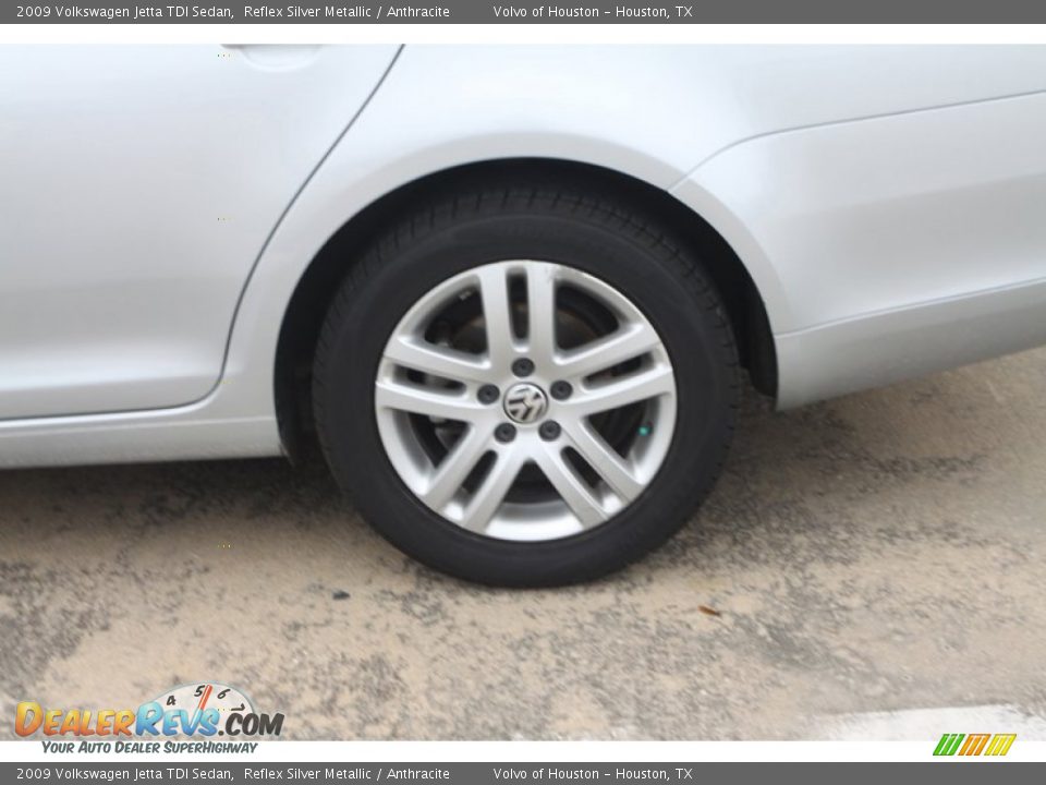 2009 Volkswagen Jetta TDI Sedan Reflex Silver Metallic / Anthracite Photo #5