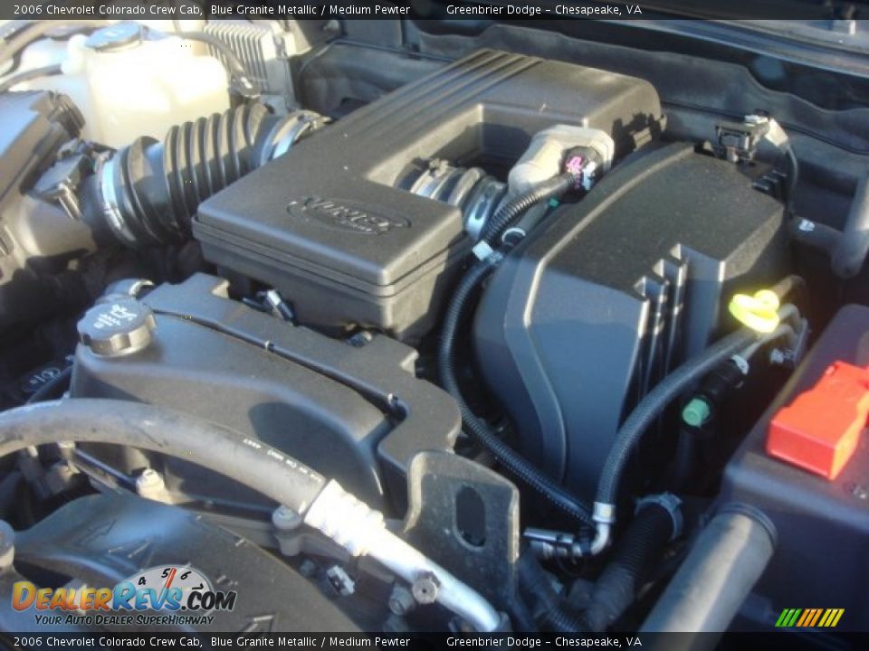 2006 Chevrolet Colorado Crew Cab Blue Granite Metallic / Medium Pewter Photo #16