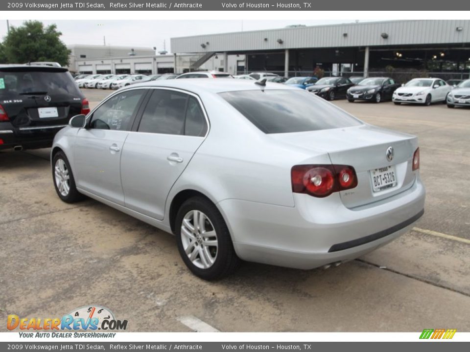 2009 Volkswagen Jetta TDI Sedan Reflex Silver Metallic / Anthracite Photo #7