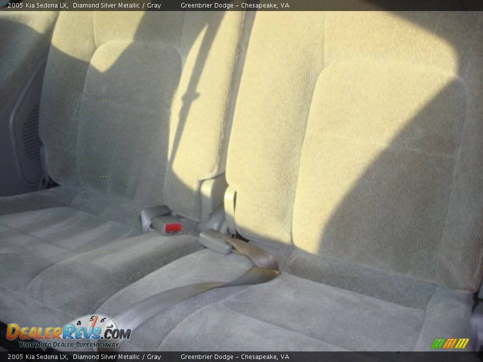 2005 Kia Sedona LX Diamond Silver Metallic / Gray Photo #9