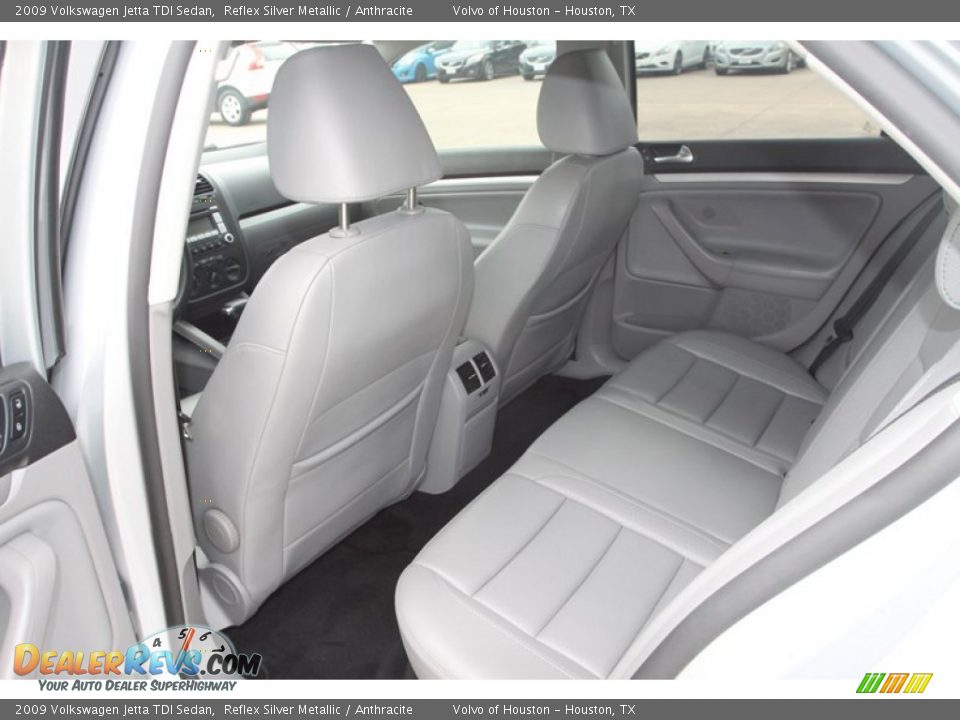 Rear Seat of 2009 Volkswagen Jetta TDI Sedan Photo #14
