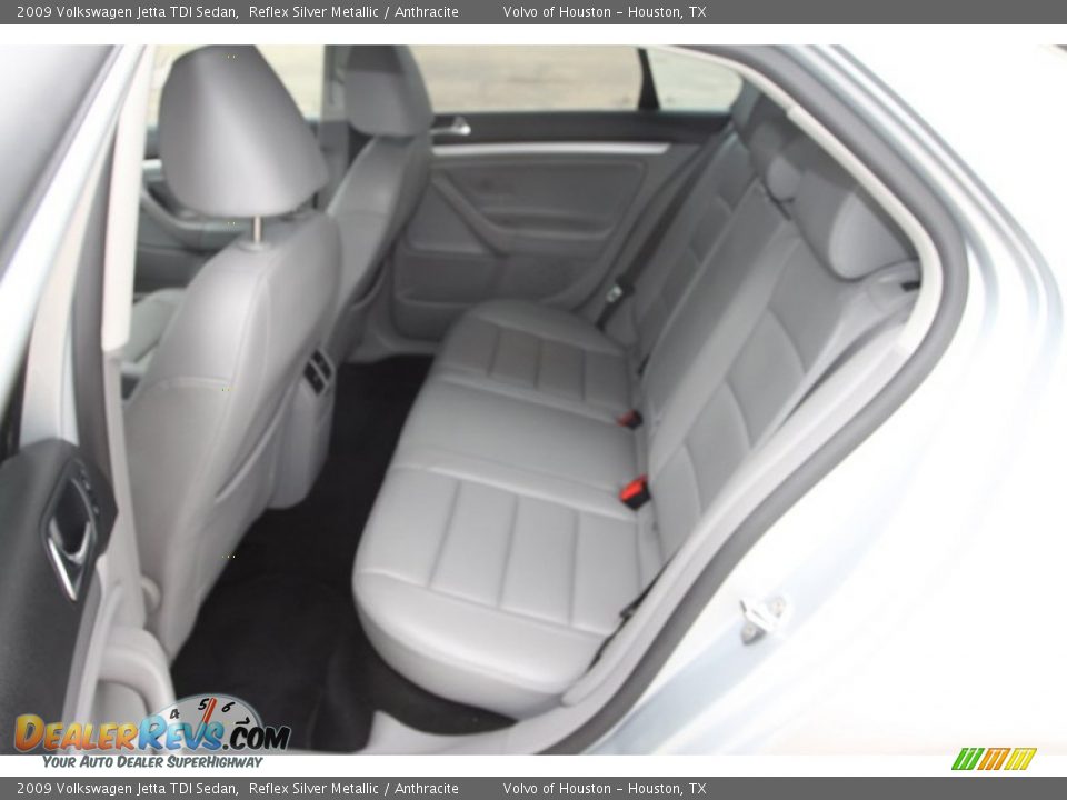 Rear Seat of 2009 Volkswagen Jetta TDI Sedan Photo #15