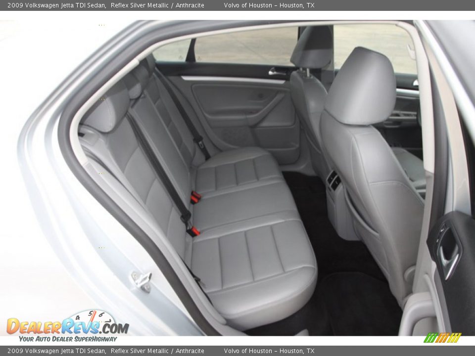 2009 Volkswagen Jetta TDI Sedan Reflex Silver Metallic / Anthracite Photo #19