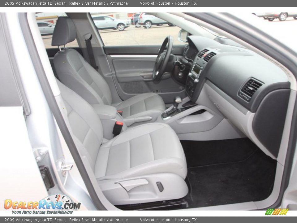 2009 Volkswagen Jetta TDI Sedan Reflex Silver Metallic / Anthracite Photo #21