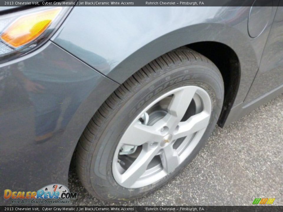 2013 Chevrolet Volt Cyber Gray Metallic / Jet Black/Ceramic White Accents Photo #9