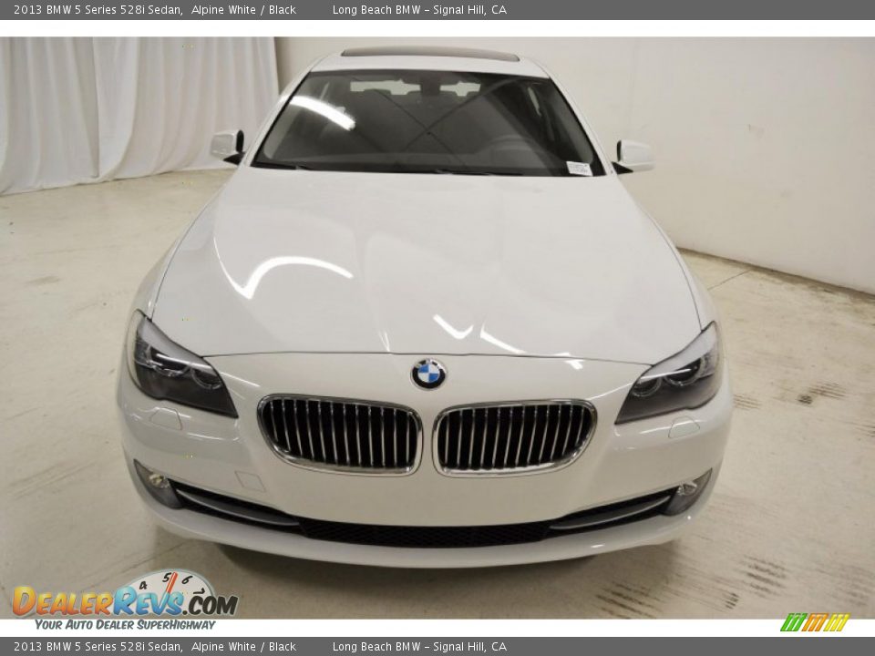 2013 BMW 5 Series 528i Sedan Alpine White / Black Photo #4
