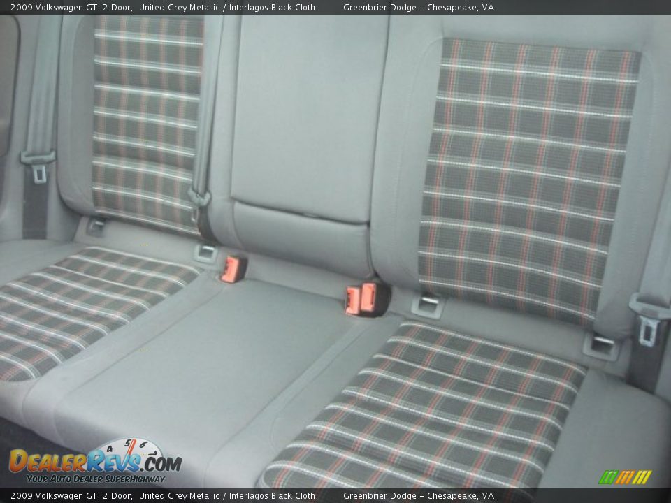 2009 Volkswagen GTI 2 Door United Grey Metallic / Interlagos Black Cloth Photo #10