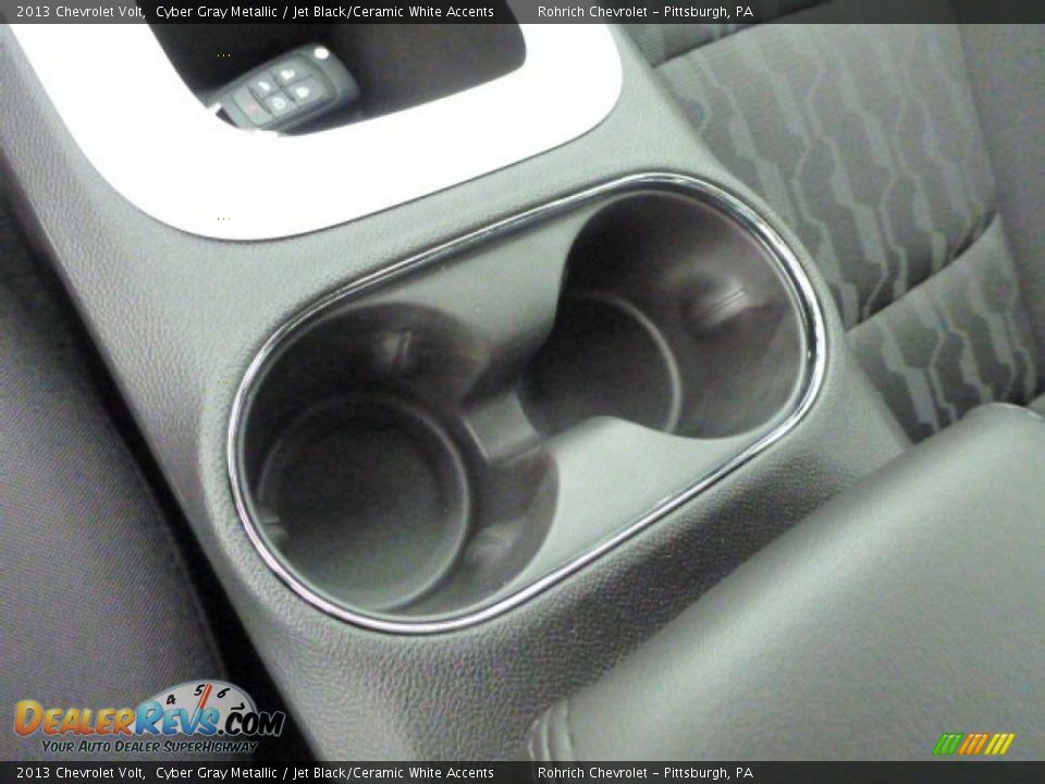 2013 Chevrolet Volt Cyber Gray Metallic / Jet Black/Ceramic White Accents Photo #18