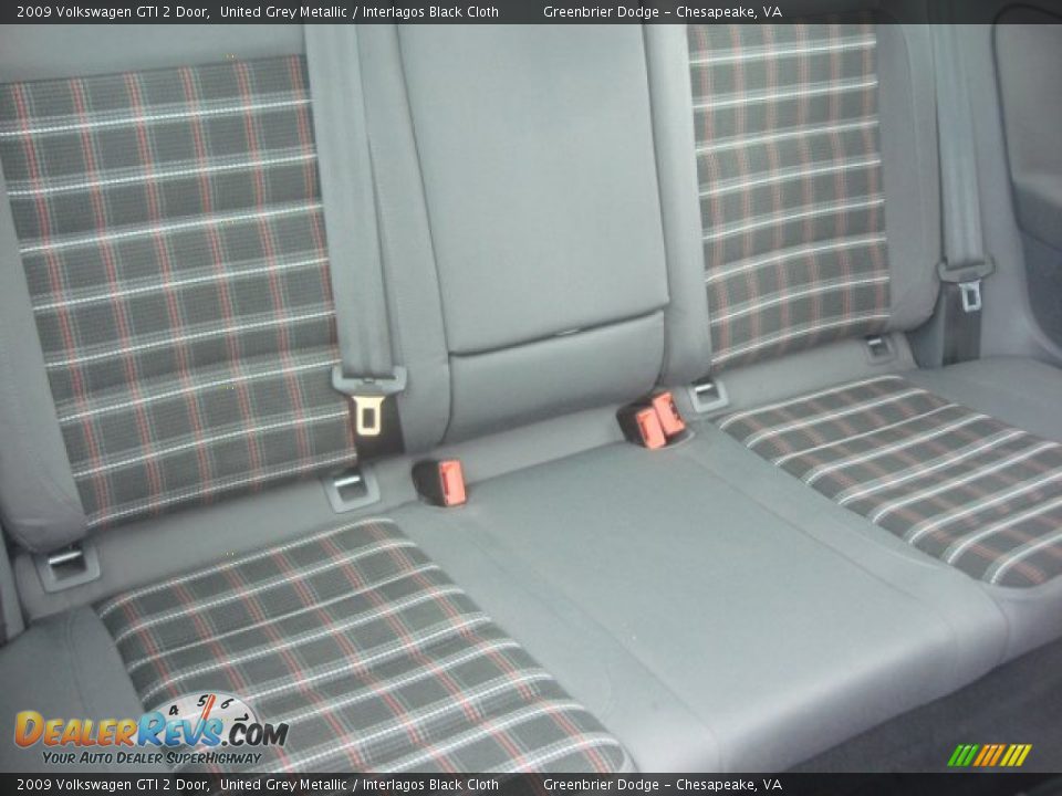 2009 Volkswagen GTI 2 Door United Grey Metallic / Interlagos Black Cloth Photo #13