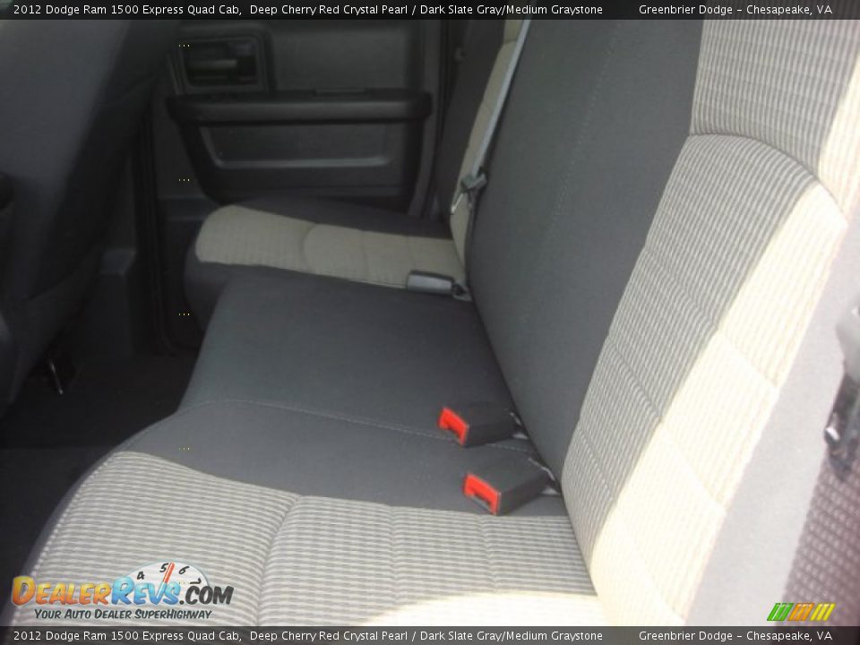 2012 Dodge Ram 1500 Express Quad Cab Deep Cherry Red Crystal Pearl / Dark Slate Gray/Medium Graystone Photo #9
