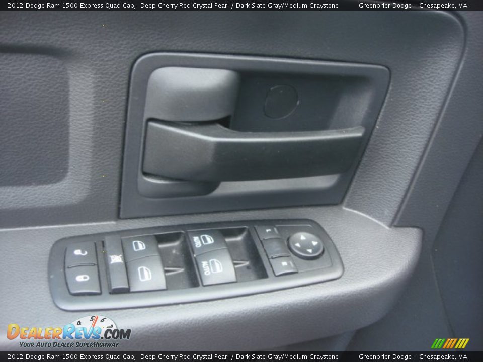 2012 Dodge Ram 1500 Express Quad Cab Deep Cherry Red Crystal Pearl / Dark Slate Gray/Medium Graystone Photo #15